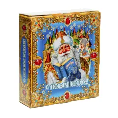 Сладкий новогодний подарок Книга с игрой 800 грамм элит