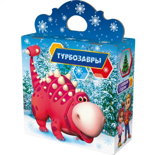 Сладкий новогодний подарок Турбозавры 700 грамм премиум